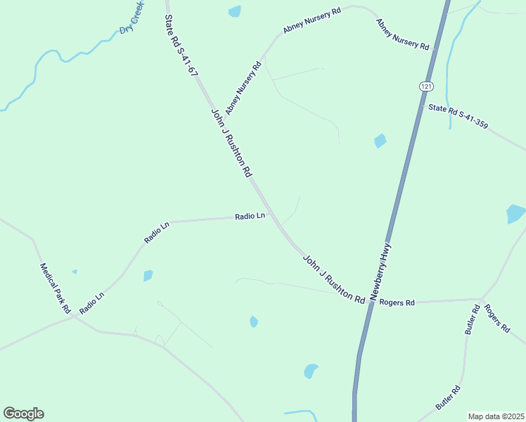 map of restaurants, bars, coffee shops, grocery stores, and more near 201 John J Rushton Road in Saluda