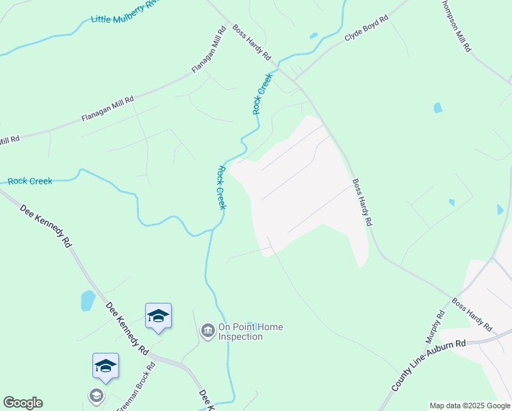 map of restaurants, bars, coffee shops, grocery stores, and more near 664 Rosebud Ln in Winder