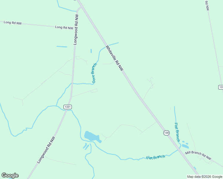 map of restaurants, bars, coffee shops, grocery stores, and more near 3571 Whiteville Road Northwest in Ash