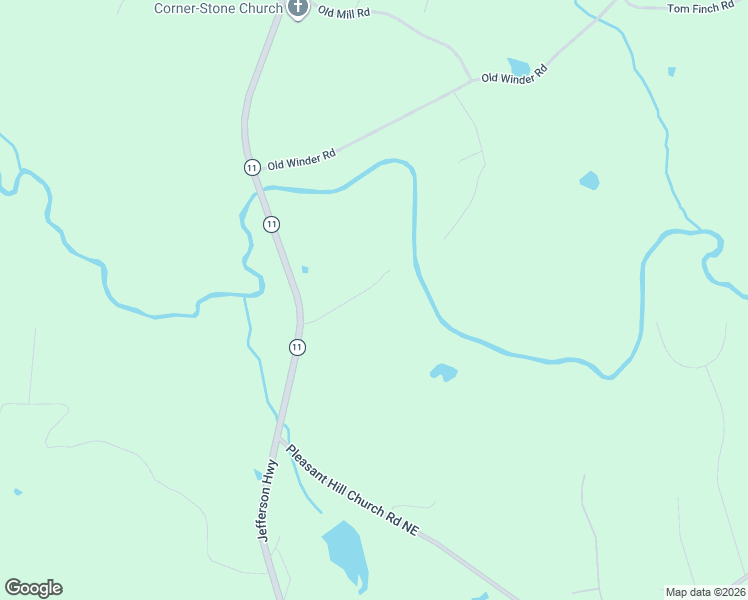 map of restaurants, bars, coffee shops, grocery stores, and more near 713 Arden Drive in Winder