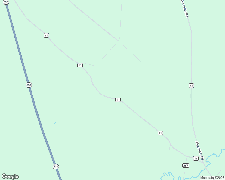 map of restaurants, bars, coffee shops, grocery stores, and more near County Road 11 in Pine Bluff