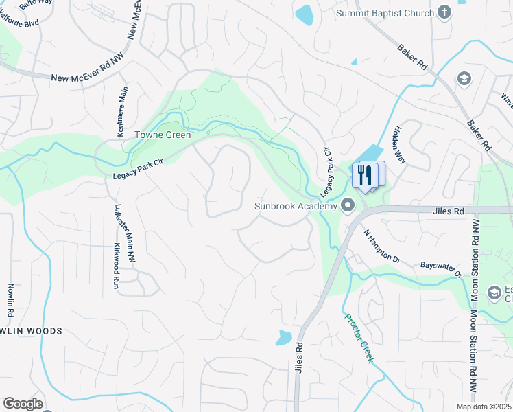 map of restaurants, bars, coffee shops, grocery stores, and more near 3722 Somerset Ridge in Kennesaw