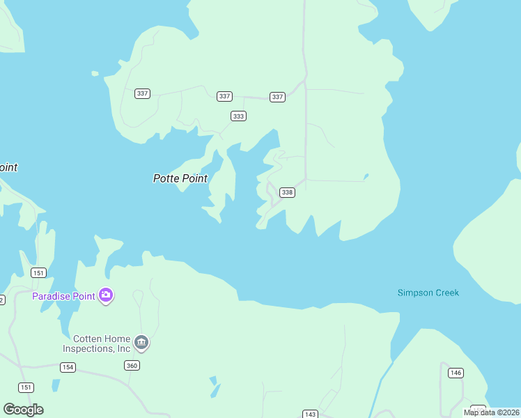 map of restaurants, bars, coffee shops, grocery stores, and more near 2085 County Road 338 in Crane Hill