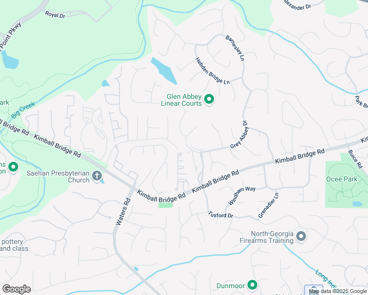 map of restaurants, bars, coffee shops, grocery stores, and more near 3605 Grey Abbey Drive in Alpharetta