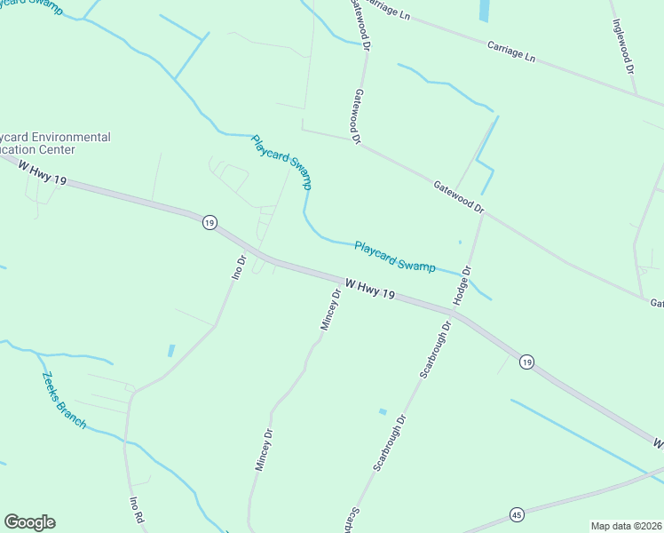 map of restaurants, bars, coffee shops, grocery stores, and more near 455 Mincey Drive in Loris