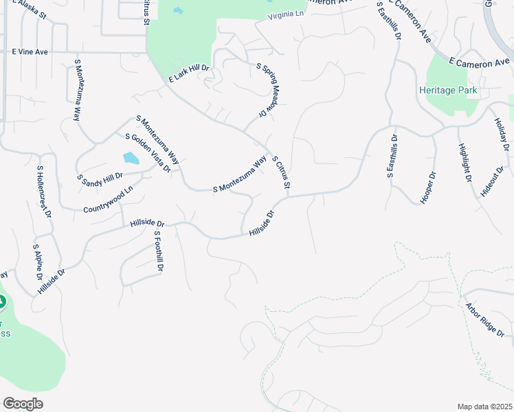 map of restaurants, bars, coffee shops, grocery stores, and more near 1522 South Fairway Knolls Road in West Covina