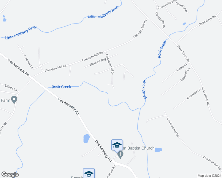 map of restaurants, bars, coffee shops, grocery stores, and more near 1427 Flanagan Mill Drive in Auburn