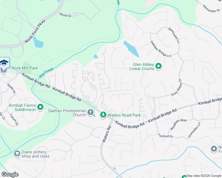 map of restaurants, bars, coffee shops, grocery stores, and more near 12015 Castleton Court in Alpharetta