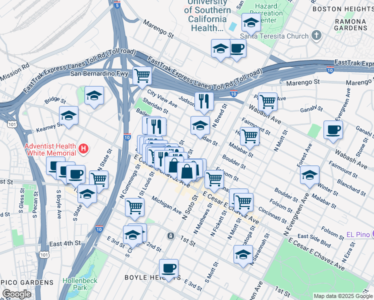 2216 Bird Street, Los Angeles CA Walk Score