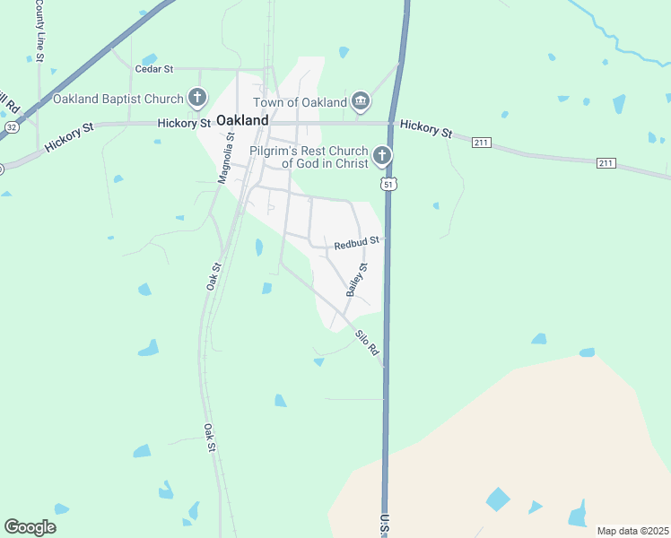 map of restaurants, bars, coffee shops, grocery stores, and more near Sweet Gum in Oakland