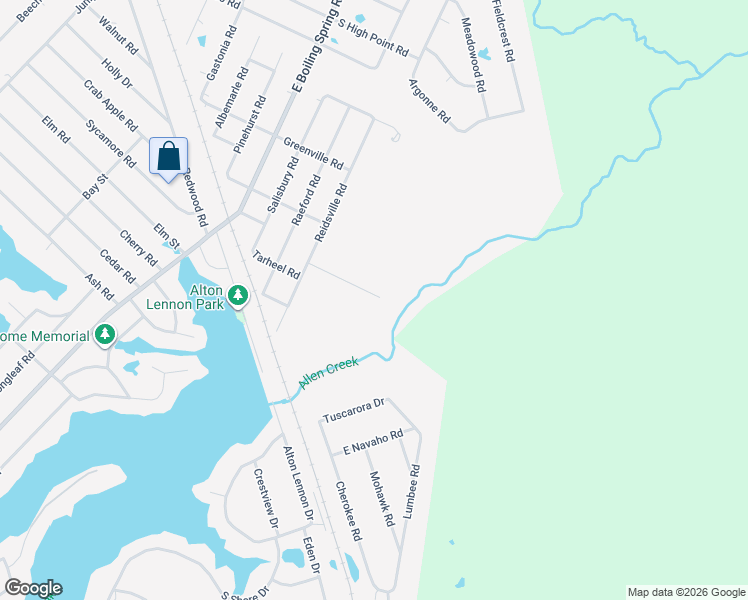 map of restaurants, bars, coffee shops, grocery stores, and more near 1680 Reidsville Road in Southport