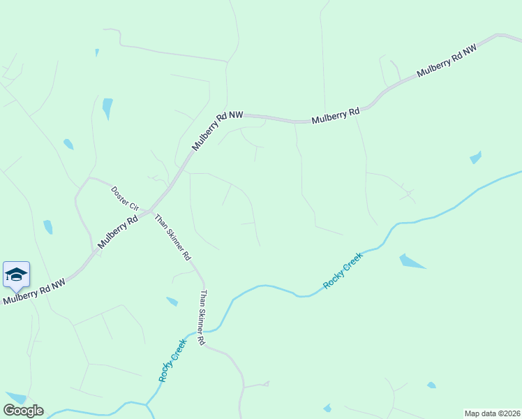 map of restaurants, bars, coffee shops, grocery stores, and more near 2858 Shadowstone Way in Winder