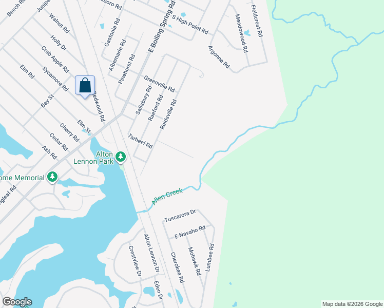 map of restaurants, bars, coffee shops, grocery stores, and more near 1680 Reidsville Road in Southport