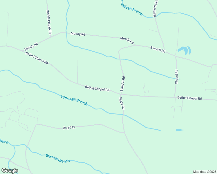 map of restaurants, bars, coffee shops, grocery stores, and more near 3637 Bethel Chapel Road in Loris