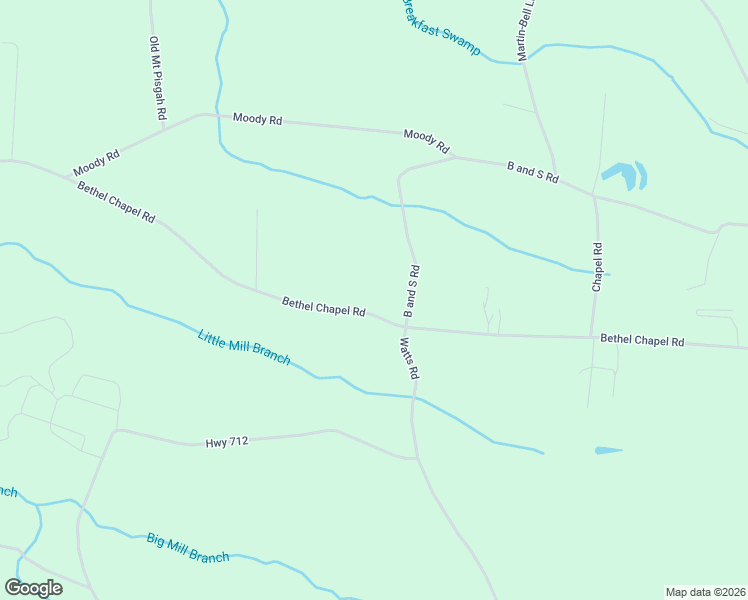 map of restaurants, bars, coffee shops, grocery stores, and more near 3637 Bethel Chapel Road in Loris