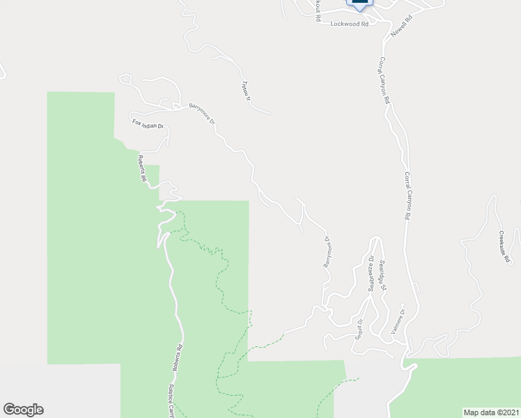 map of restaurants, bars, coffee shops, grocery stores, and more near 2501 Barrymore Drive in Malibu