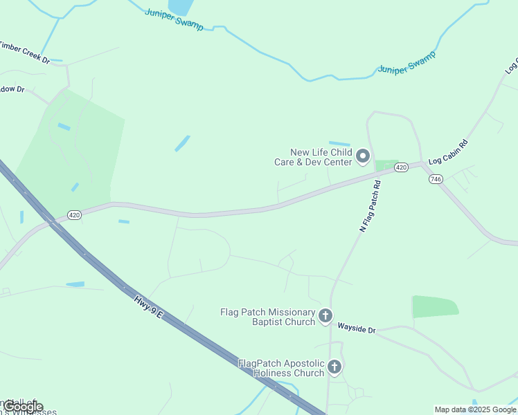 map of restaurants, bars, coffee shops, grocery stores, and more near 997 Log Cabin Road in Loris