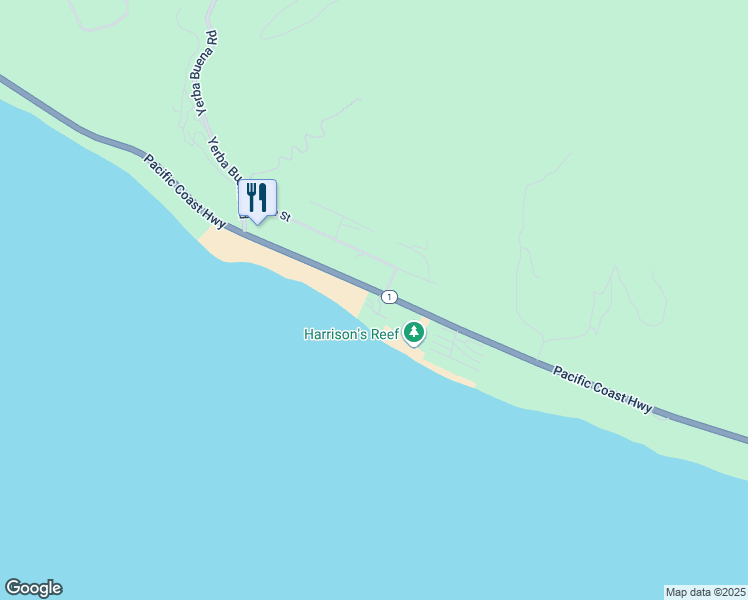 map of restaurants, bars, coffee shops, grocery stores, and more near 11770 Pacific Coast Highway in Malibu