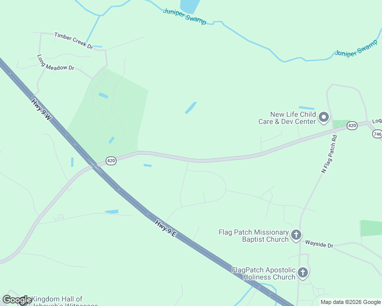 map of restaurants, bars, coffee shops, grocery stores, and more near 829 Log Cabin Road in Loris