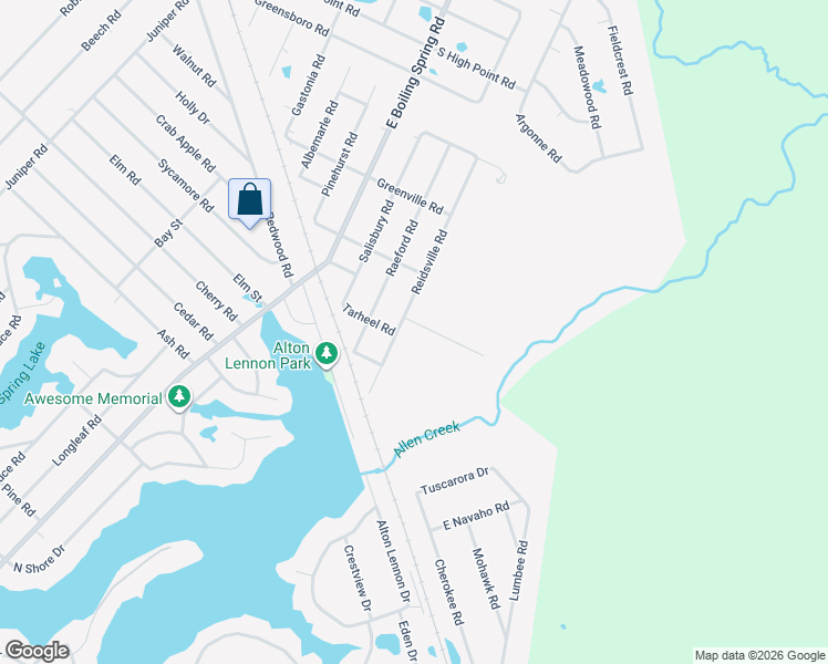 map of restaurants, bars, coffee shops, grocery stores, and more near 1731 Reidsville Road in Southport