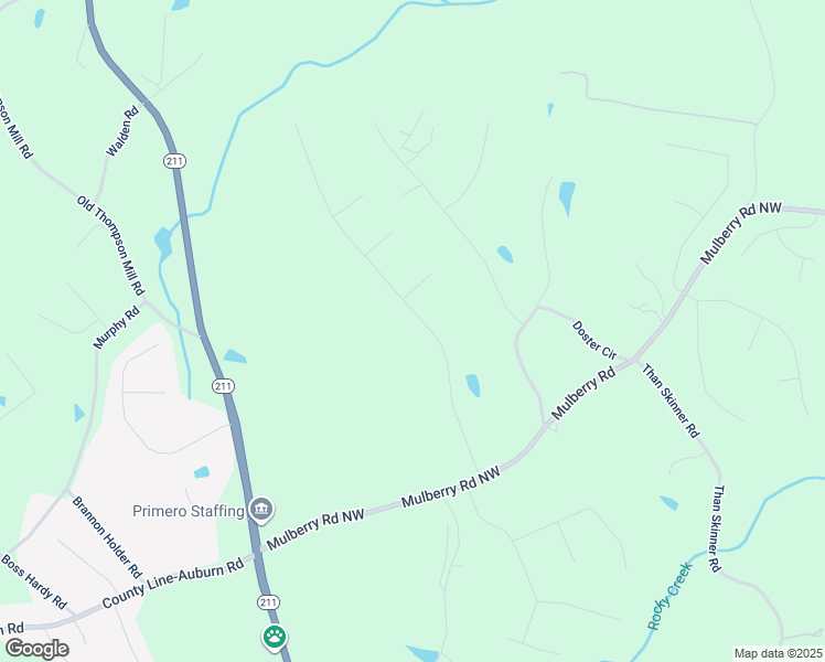 map of restaurants, bars, coffee shops, grocery stores, and more near 828 Georgetown Drive in Winder