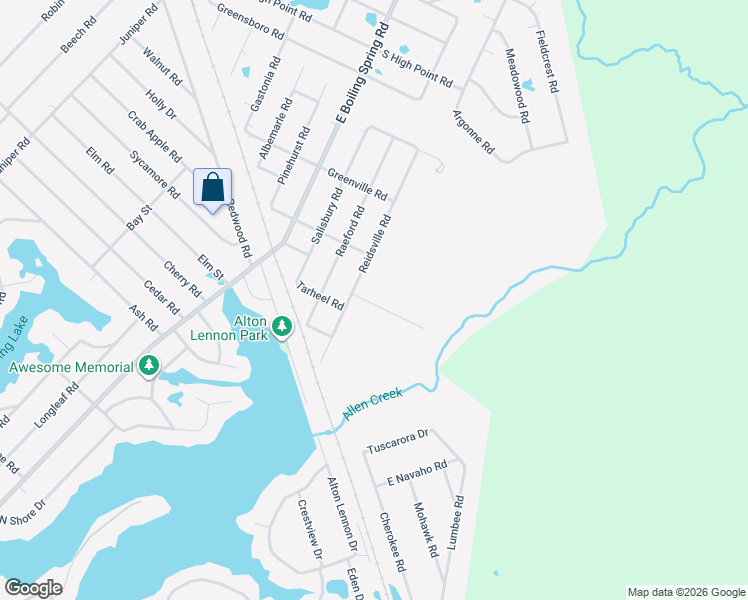 map of restaurants, bars, coffee shops, grocery stores, and more near 1760 Reidsville Road in Southport