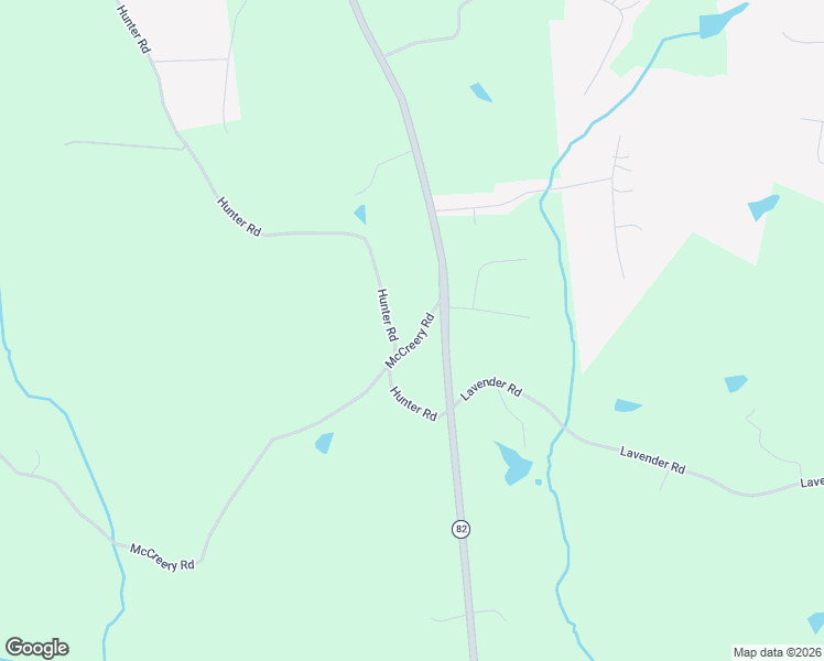 map of restaurants, bars, coffee shops, grocery stores, and more near 316 Hunter Road in Jefferson