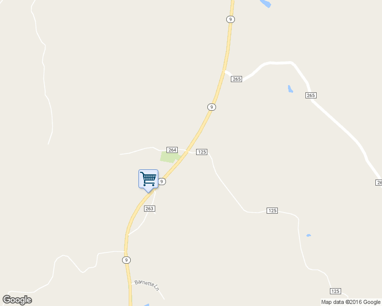 map of restaurants, bars, coffee shops, grocery stores, and more near 383 County Road 125 in Bruce