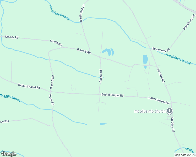 map of restaurants, bars, coffee shops, grocery stores, and more near 3150 Chapel Road in Loris