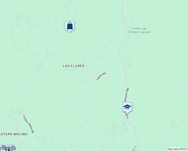 map of restaurants, bars, coffee shops, grocery stores, and more near 21801 Castlewood Drive in Malibu