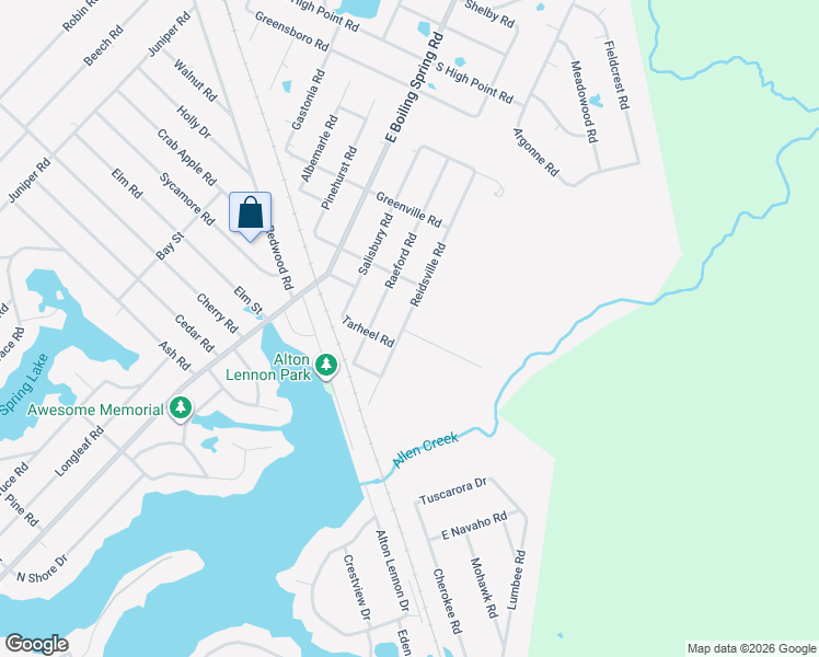 map of restaurants, bars, coffee shops, grocery stores, and more near 1731 Reidsville Road in Southport