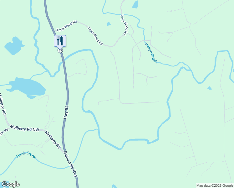 map of restaurants, bars, coffee shops, grocery stores, and more near 420 Durham Drive in Hoschton