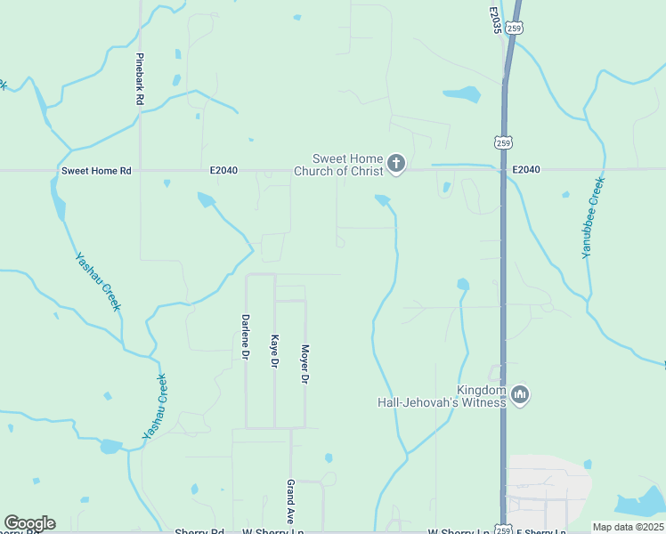map of restaurants, bars, coffee shops, grocery stores, and more near 413 Darlene Drive in Broken Bow
