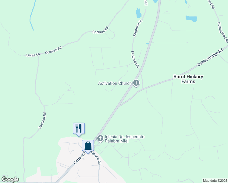 map of restaurants, bars, coffee shops, grocery stores, and more near 253 Marable Lane in Dallas