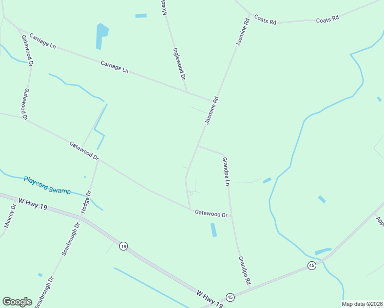 map of restaurants, bars, coffee shops, grocery stores, and more near 2138 Jasmine Road in Loris