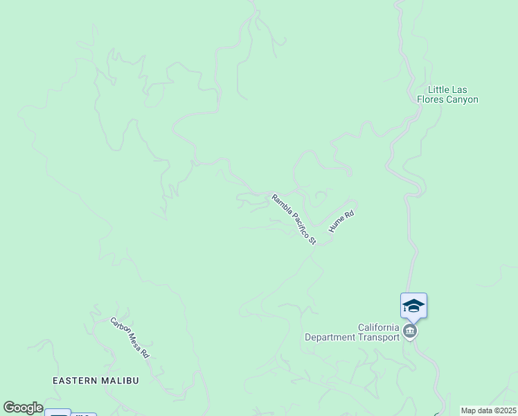 map of restaurants, bars, coffee shops, grocery stores, and more near Eldermoor Drive in Malibu