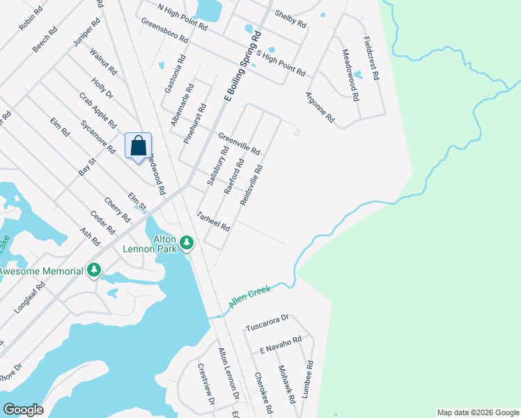 map of restaurants, bars, coffee shops, grocery stores, and more near 1760 Reidsville Road in Southport