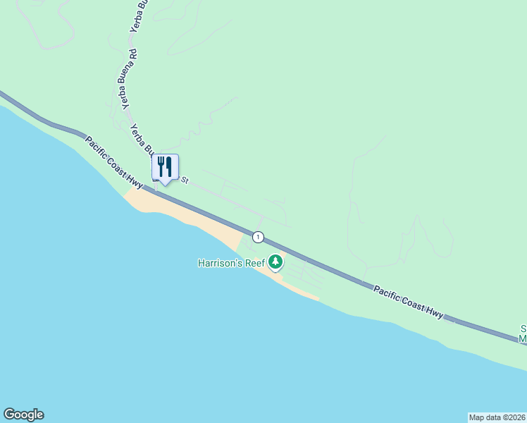 map of restaurants, bars, coffee shops, grocery stores, and more near 11813 Ellice Street in Malibu