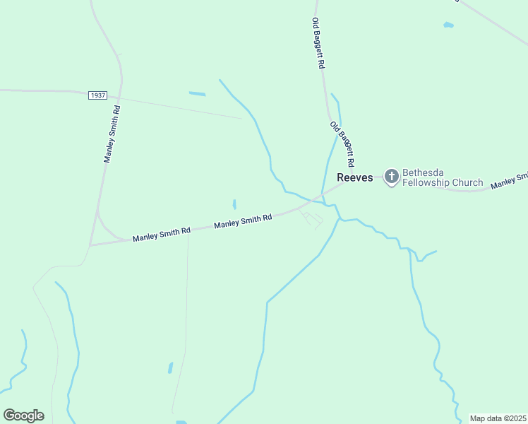 map of restaurants, bars, coffee shops, grocery stores, and more near 6261 Manley Smith Road in Nakina
