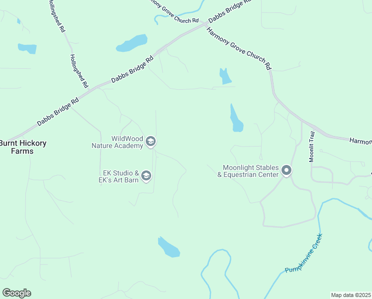 map of restaurants, bars, coffee shops, grocery stores, and more near 525 Ponderosa Trail in Dallas