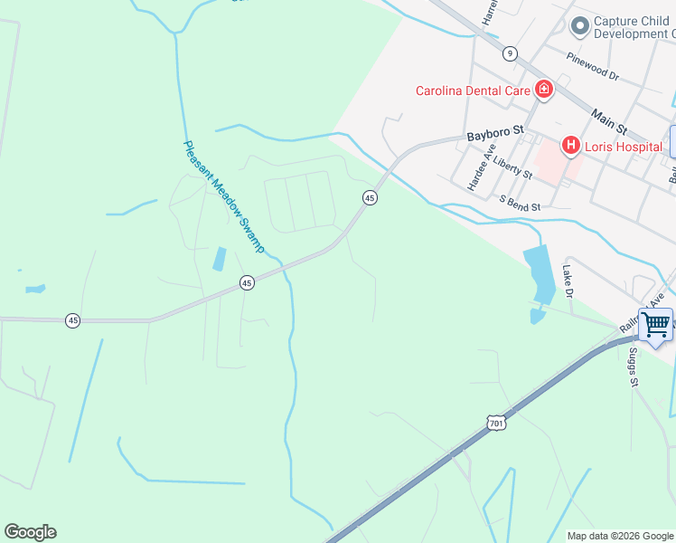 map of restaurants, bars, coffee shops, grocery stores, and more near in Loris