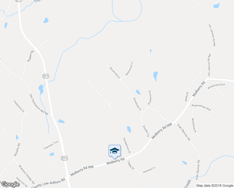 map of restaurants, bars, coffee shops, grocery stores, and more near 842 Independence Court in Winder