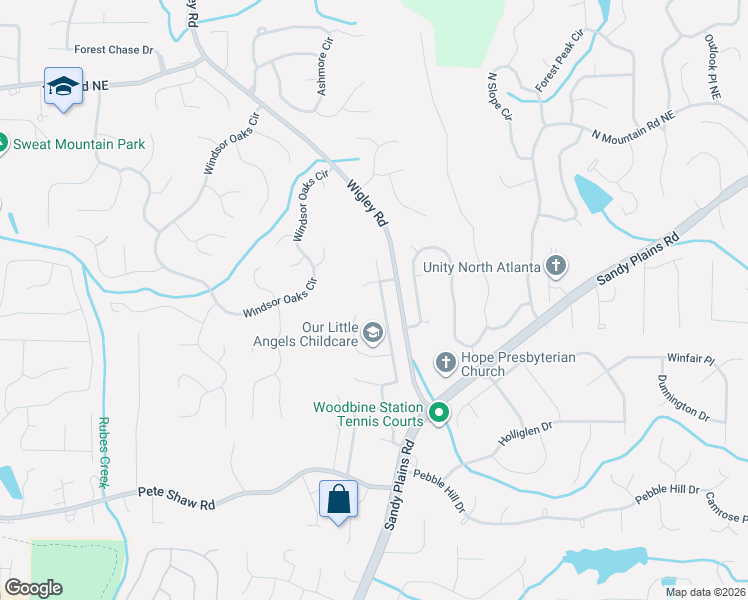 map of restaurants, bars, coffee shops, grocery stores, and more near 3329 Devaughn Drive in Marietta