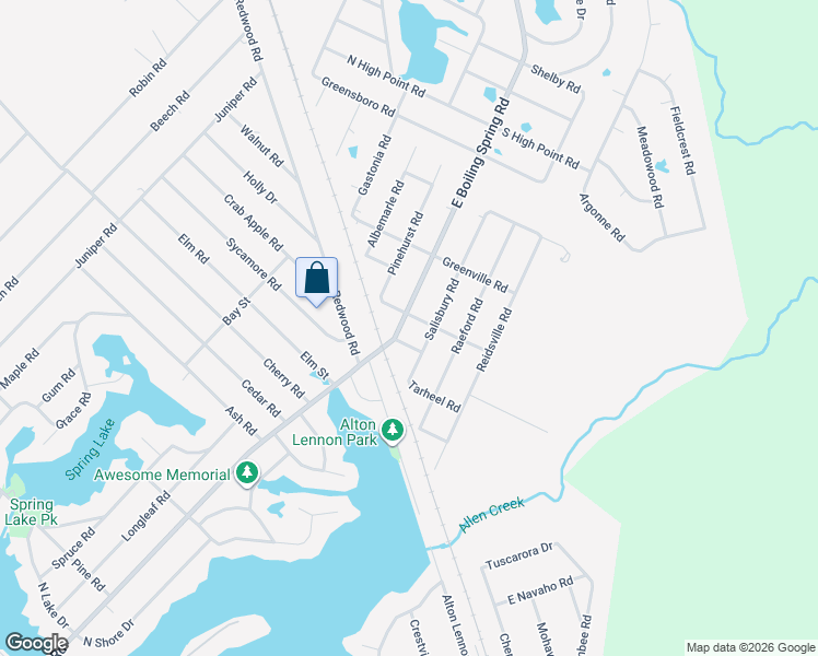 map of restaurants, bars, coffee shops, grocery stores, and more near 1781 Salisbury Rd in Southport