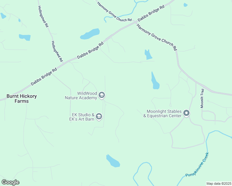 map of restaurants, bars, coffee shops, grocery stores, and more near 421 Ponderosa Trail in Dallas