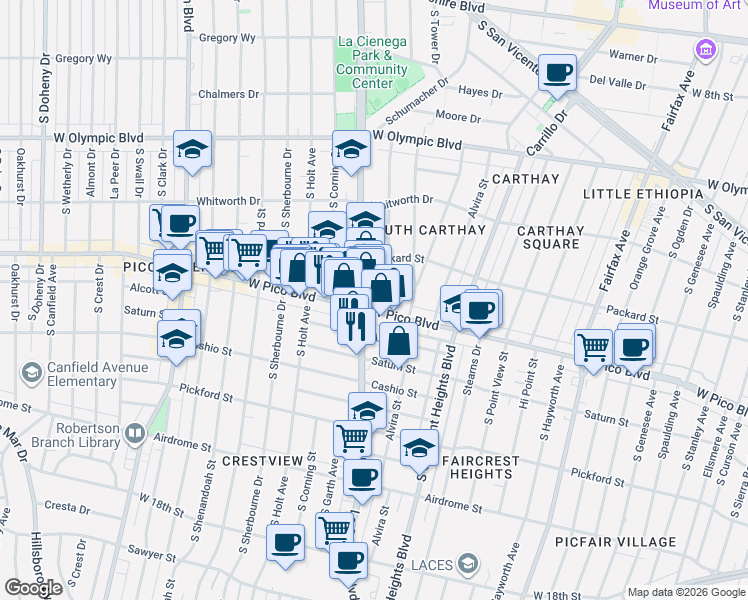 1260 South La Cienega Boulevard, Los Angeles CA - Walk Score