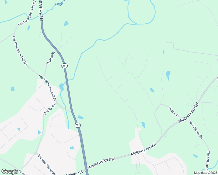 map of restaurants, bars, coffee shops, grocery stores, and more near 844 Georgetown Drive in Winder