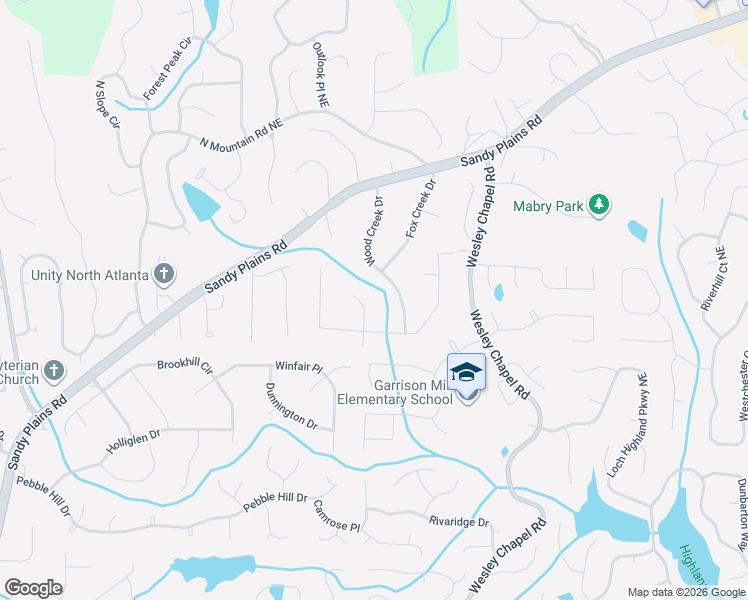 map of restaurants, bars, coffee shops, grocery stores, and more near 4314 Fox Wood Court in Marietta