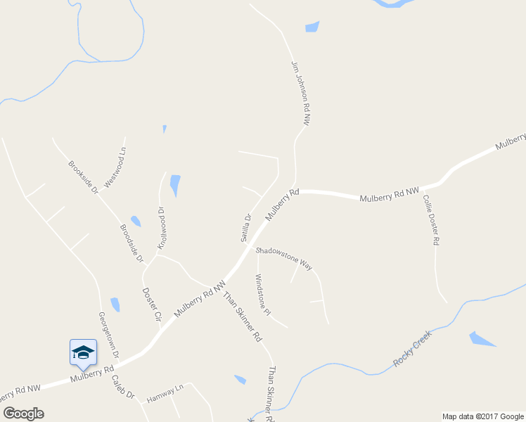 map of restaurants, bars, coffee shops, grocery stores, and more near 1741 Satilla Drive in Winder