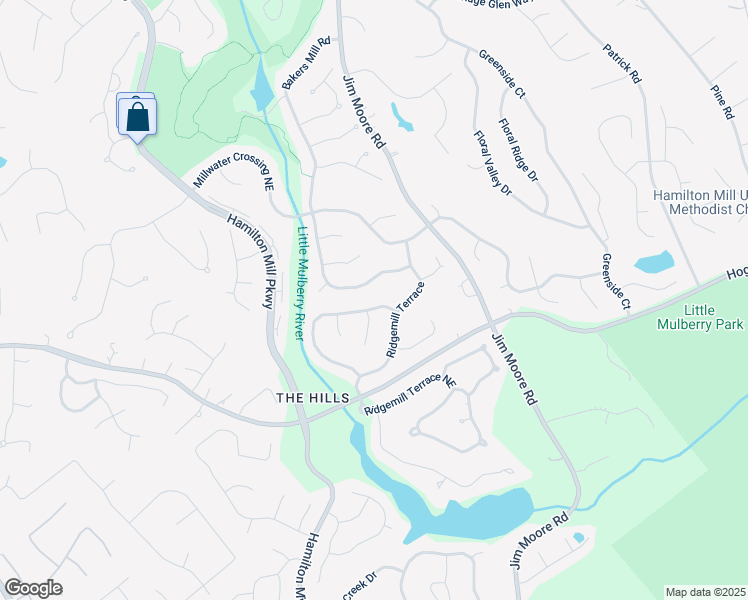 map of restaurants, bars, coffee shops, grocery stores, and more near 3282 Green Farm Trail in Dacula